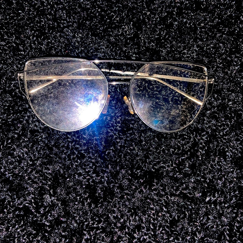 Blue Reflective Sunglasses